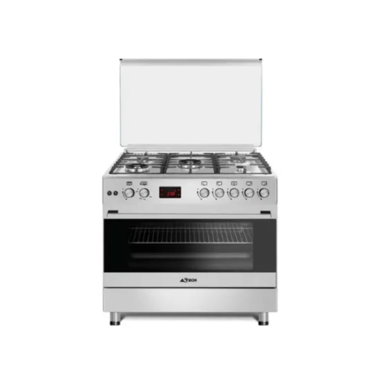 Image de CUISINIERE ASTECH CK96MS 90X60 5 FEUX