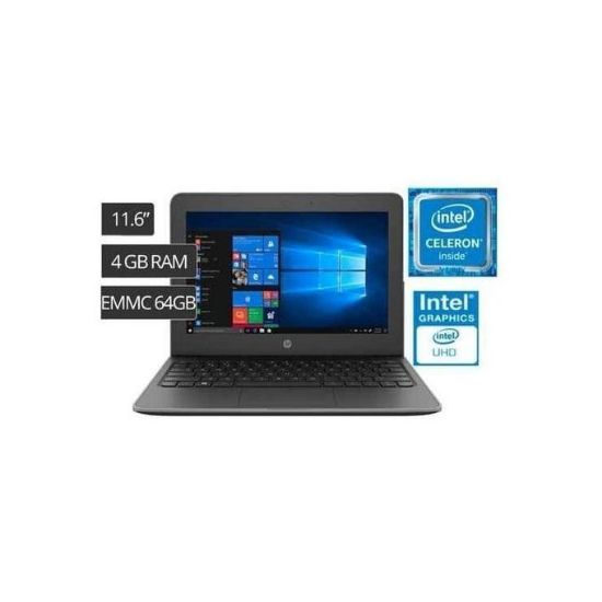 Image de Hp Ordinateur Portable - 11,6" Stream Laptop 4Go RAM - 64Go - Noir