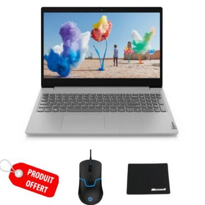 Image de Lenovo IP1 - 256Go SSD Disque Dur - 4Go - Dual Core - 15.6" + Souris Gaming et Tapis