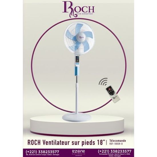 Image de Roch VENTILATEUR ROCH SUR PIED 18 POUCES RSF-1805R-D