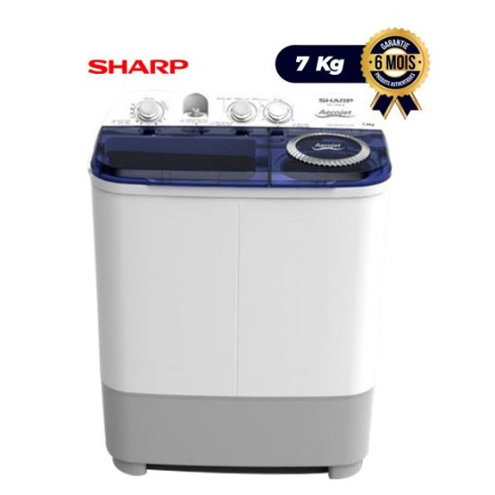 Image de MACHINE A LAVER 7 KG SEMI AUTO ES-T75A-Z SHARP