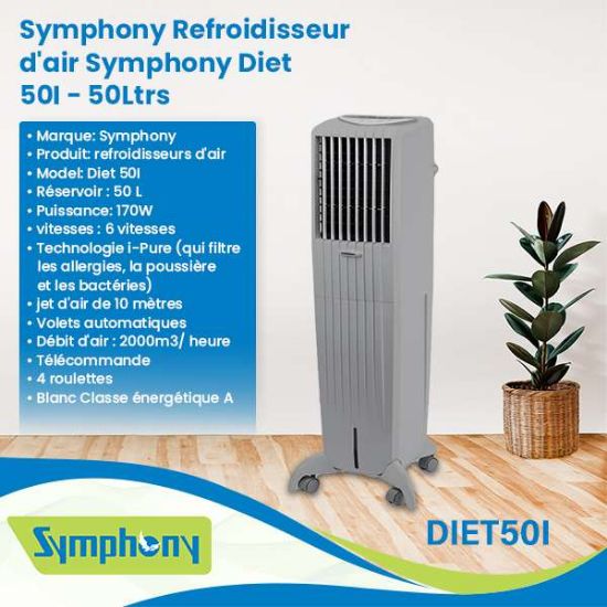 Image de Symphony Refroidisseur d’air Symphony Diet 50i – 50Ltrs